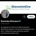 Stocomotive Course – Davinder Khurana Course