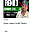 Trade with Sanchit – Masterclass on Renko Trading