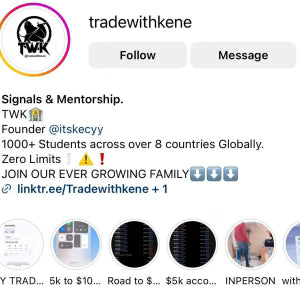 Trade with kene Mentorship