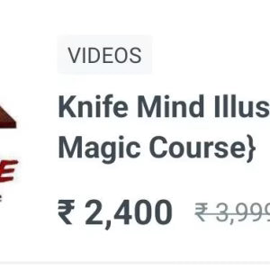 Knife Mind Illusion {Singel Magic Course}