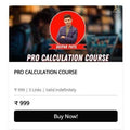 11% Club – Deepak Patil – PRO CALCULATION COURSE