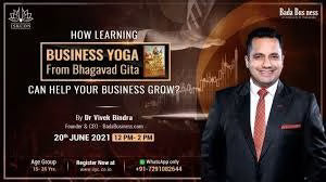 Business yoga from Bhagwat Gita