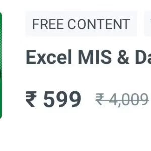 Target Batch – Excel MIS & Dashboard