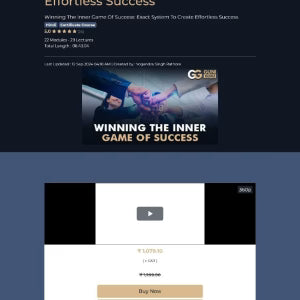 WINNING THE INNER GAME OF SUCCESS: EXACT SYSTEM TO CREATE EFFORTLESS SUCCESS -GUNIGURU.COM