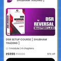 Shubham Trading DSR Setup Course
