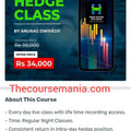 Anurag Dwevedi Classes Course – Hedge Class By Anurag Dwevedi