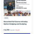 Trade with Vikas Course Recorded Full Course Intraday Option Hedging and Scalping