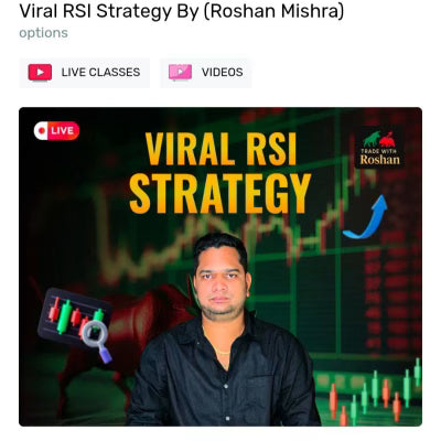 Trade with Roshan Course Viral RSI Strategy By Roshan Mishra
