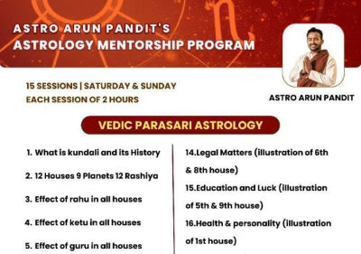 Astro Arun Pandit Astrology Mentorship Program