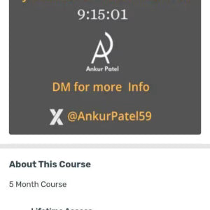 Ankur Patel Mentorship Batch Jan 2024