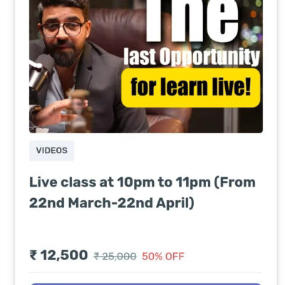 Wizard Trader Live Classes