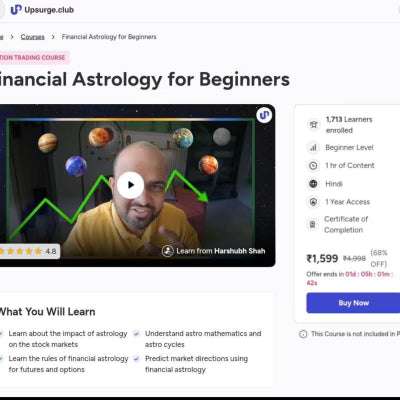 Harshubh Shah Financial Astrology For Beginners Course