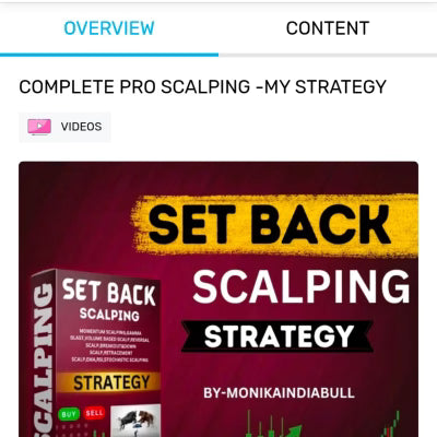 Monika India bull Course – Complete Pro Scalping – My Strategy