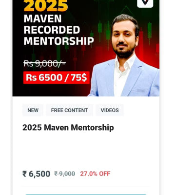Trader Maven Course – 2025 Maven Mentorship