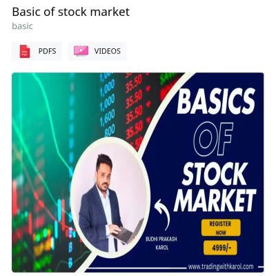 Trading With Karol Basic of stock market Courses