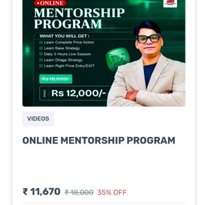 Vinbull Trading Online Mentorship Program