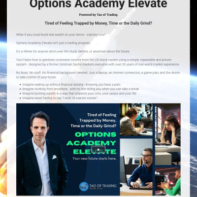 Tao of Trading Course – Simon Ree – Options Academy Elevate