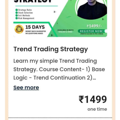 Injeel Ahmed – Trend Trading Startegy