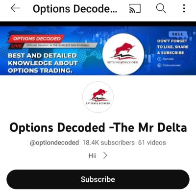 Options Decoded – The Mr Delta – Option Selling Course