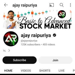 Ajay Raipuriya – Complete Basic To Advanced Stock Market Course With Indicators