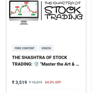 Biharidas Trading THE SHASHTRA OF STOCK TRADING: “Master the Art & Science of Stock Trading
