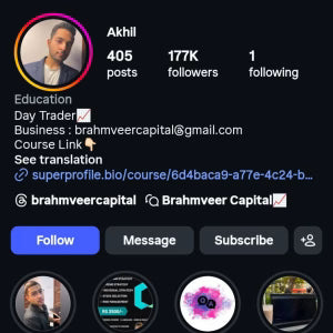 Brahmveer Capital Intraday Stock Trading Course