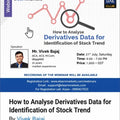 How To Analyses Derivative Data For Identification Of Stock Trend By Vivek Bajaj