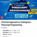 Practical Approach to Tradingview Pinescript Programming By M RAJANDRAN