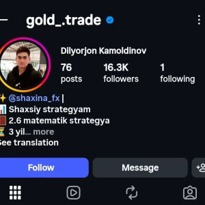 Gold Trade Shaxina fx Strategy – Dilyorjon Kamoldinov