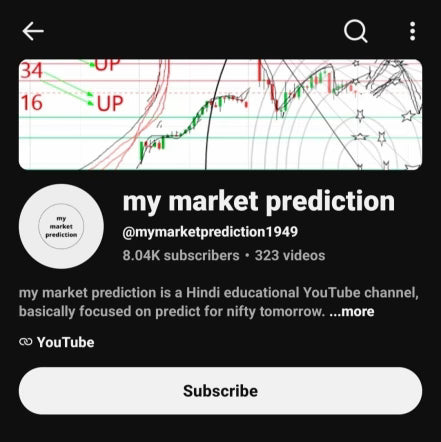 My Market Prediction Course