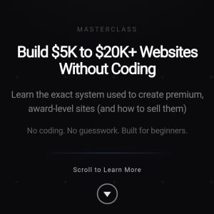 Zera Studio Course Award Winning Web Developer