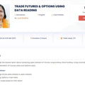 TRADE FUTURES & OPTIONS USING DATA READING – JYOTI BUDIA 2021 Course