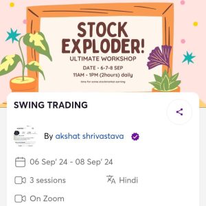 Stock Exploder Swing Trading Ultimate Workshop Sep 2024
