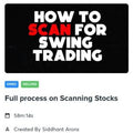Trade With Siddhant How to Scan for Swing Trading Course