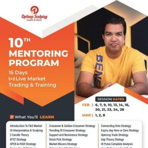 Siva Option Scalping – 10th Mentorship Program 2023 Siva Kumar Jayachandran