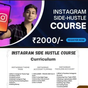 Instagram Side Hustle Course by Chirag Mehta