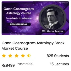 Gann Cosmogram Astrology Stock Market (Stride wise) Course