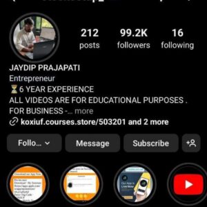 Stock Setup Course + Indicator+ Scanners – Jaydip Prajapati