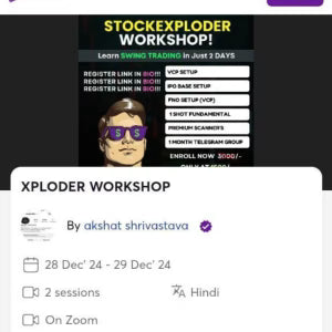 Stock Exploder Latest December 2024 Workshop